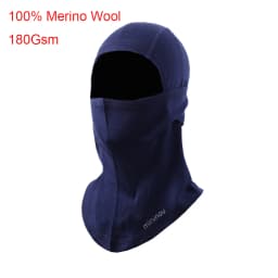100% Merino Wool Balaclava Neck Gaiter Thermal Unisex Merino Wool Face Ski Mask Warm Breathable Outdoor Gear Cycling Hiking
