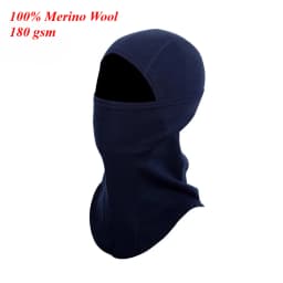 100% Merino Wool Balaclava Neck Gaiter Thermal Unisex Merino Wool Face Ski Mask Warm Breathable Outdoor Gear Cycling Hiking