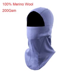 100% Merino Wool Balaclava Neck Gaiter Thermal Unisex Merino Wool Face Ski Mask Warm Breathable Outdoor Gear Cycling Hiking