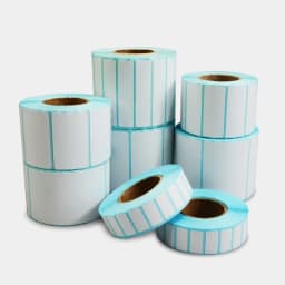 Paper Self Adhesive Thermal White Blank Label Sticker Paper Supermarket Price Blank Label Direct Print Waterproof Print Supplies