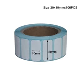 Paper Self Adhesive Thermal White Blank Label Sticker Paper Supermarket Price Blank Label Direct Print Waterproof Print Supplies