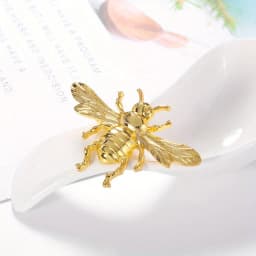SKEDS Luxury Exaggerated Vintage Women Crystal Bee Brooch Pin Fashion Elegant Lady Exquisite Insect Rhinestone Badges