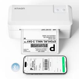 Thermal Shipping Label Printer, 4x6 Bluetooth Label Printer for Small Business and Home, Supports iPhone, Android, Windows, Mac, Chromebook