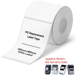 NIIMBOT M2/M3/B32/Z401 Color Carbon Ribbon Thermal Transfer Sticker Outdoor Waterproof Scratch-resistant Network Organizer Tag