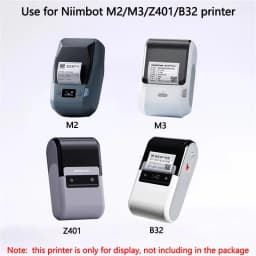 NIIMBOT M2/M3/B32/Z401 Color Carbon Ribbon Thermal Transfer Sticker Outdoor Waterproof Scratch-resistant Network Organizer Tag