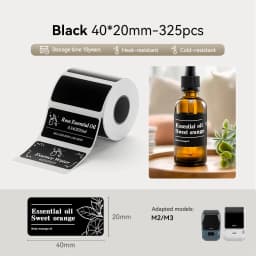 NIIMBOT M2/M3/B32/Z401 Color Carbon Ribbon Thermal Transfer Sticker Outdoor Waterproof Scratch-resistant Network Organizer Tag