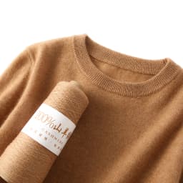 Light Luxury 100% Cashmere Sweater, Women's Round Neck Pullover Sweater, Versatile Style, Knitted Sweater, Inner Top