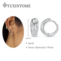 Minimalist CZ Cartilage Perforation 925 Sterling Silver Ear Needle Twist Round Earring Hoop Ear Buckle Gold Earrings For Women