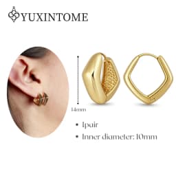Minimalist CZ Cartilage Perforation 925 Sterling Silver Ear Needle Twist Round Earring Hoop Ear Buckle Gold Earrings For Women