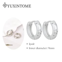Minimalist CZ Cartilage Perforation 925 Sterling Silver Ear Needle Twist Round Earring Hoop Ear Buckle Gold Earrings For Women