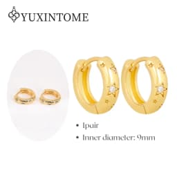 Minimalist CZ Cartilage Perforation 925 Sterling Silver Ear Needle Twist Round Earring Hoop Ear Buckle Gold Earrings For Women