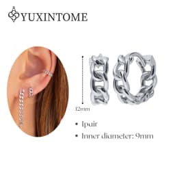 Minimalist CZ Cartilage Perforation 925 Sterling Silver Ear Needle Twist Round Earring Hoop Ear Buckle Gold Earrings For Women
