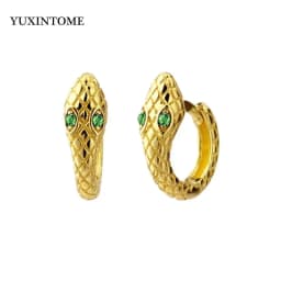 Minimalist CZ Cartilage Perforation 925 Sterling Silver Ear Needle Twist Round Earring Hoop Ear Buckle Gold Earrings For Women