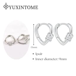 Minimalist CZ Cartilage Perforation 925 Sterling Silver Ear Needle Twist Round Earring Hoop Ear Buckle Gold Earrings For Women
