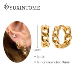 Minimalist CZ Cartilage Perforation 925 Sterling Silver Ear Needle Twist Round Earring Hoop Ear Buckle Gold Earrings For Women
