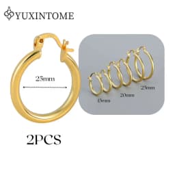Minimalist CZ Cartilage Perforation 925 Sterling Silver Ear Needle Twist Round Earring Hoop Ear Buckle Gold Earrings For Women