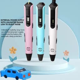 2025 New 3D Printing Pen LCD Display Screen 1.75mm ABS/PLA 0.7mm Diameter Material Kids DIY Drawing Pen Birthday Gifts Christmas