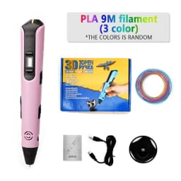 2025 New 3D Printing Pen LCD Display Screen 1.75mm ABS/PLA 0.7mm Diameter Material Kids DIY Drawing Pen Birthday Gifts Christmas
