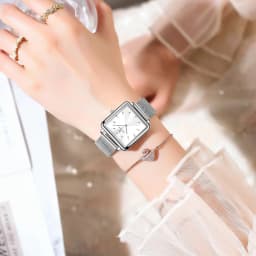 POEDAGAR Top Exquisite Ladies Clock Waterproof Stainless Steel Woman Wristwatch Square Quartz Elegant Women's Watches Reloj Gift