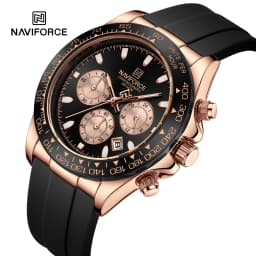 Original Brand NAVIFORCE New Men's Quartz Clock Silicone Strap Chronograph Luminous Watch Relogio Masculino Package Gifts 2026