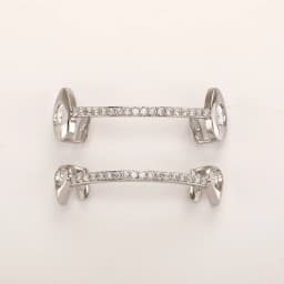 TOPGRILLZ Hip Hop Rapper Accessories Bar Grillz Set Gold Plated Copper Iced Out Top&Bottom Tooth Grills For Men&Women