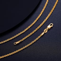 2.5mm S925 Rope Chain Necklace Sterling Silver Never Fade Waterproof Choker Men Women Jewelry Silver Color Chains Gift