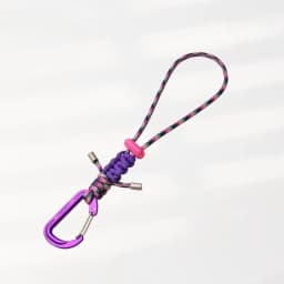 Quick-Release Paracord Water Bottle Hang Buckle Carabiner Portable EDC Clip Multifunctional Hook for Outdoor Hiking Backpack