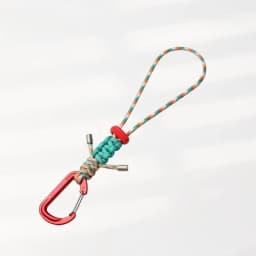Quick-Release Paracord Water Bottle Hang Buckle Carabiner Portable EDC Clip Multifunctional Hook for Outdoor Hiking Backpack