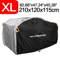 Quad Bike ATV Cover Universal 190T Waterproof Motorcycle Vehicle Scooter Kart Motorbike Covers M L XL XXL XXXL Black Silver