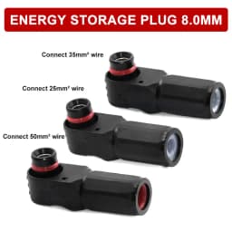 8㎜ Energy Storage Connector 25/35/50mm² High Current Power Power Output Interface Quick Connection Male Single-core New Energy