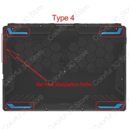 15.6"For TUF Gaming FX506L FX506H FX506U FX506LH FX506LI FX506HC Laptop LCD Back Cover Front Bezel Hinges Palmrest Bottom Case