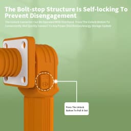 120A Energy Storage Connector Single Core High Current 450A Power Terminal Wall Mounted Power Output Connector 200A Plug Socket