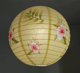 1pc 40cm 16" Plum Blossom Blue Porcelain Bamboo Printed Chinese Round Paper Lantern Wedding Xmas Party Decor Hanging Paper Ball