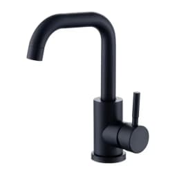 304 Stainless Steel Bathroom Basin Faucet Hot and Cold Wash Mixer Faucet 360 Rotating Sink Faucet Bathroom Single Handle Faucet