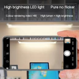 LED Light Under Cabinet Lights 5V2A USB Plug 3Colors Dimmable Magnetic LED Night Light Kitchen Bedroom Lighting 30/40/50cm Nigh