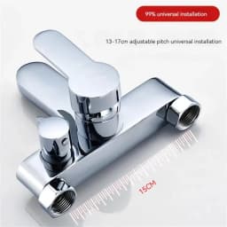 Bathroom Shower Faucet Mixing Valve Shower Shower Set Bathtub Mixing Switch Triple Hot and Cold Faucet Shower Faucet