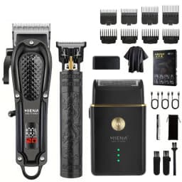 Hiena 212 Professional Hair Cutter Mans Hair Clipper Set Metal Electric Cordless Hair Trimmer for Barber LCD Display Hair Cutt