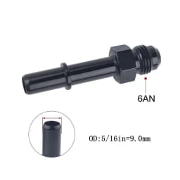 Quick Connect 6AN/8AN AN6/AN8 AN-6/AN-8 Male To 3/8" ,5/16" Quick Disconnect Male Push On EFI Fitting Adapter Aluminum