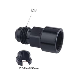 Quick Connect 6AN/8AN AN6/AN8 AN-6/AN-8 Male To 3/8" ,5/16" Quick Disconnect Male Push On EFI Fitting Adapter Aluminum