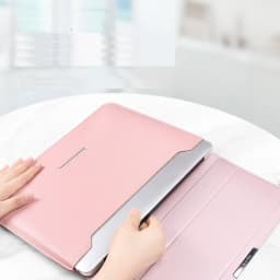 for Lenovo IdeaPad Flex 5 14inch Laptop Sleeve PULeather Magnetic Flip Case Foldable Stand Wrist Pad Charger Bag Cable Belt