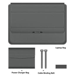 for Lenovo IdeaPad Flex 5 14inch Laptop Sleeve PULeather Magnetic Flip Case Foldable Stand Wrist Pad Charger Bag Cable Belt