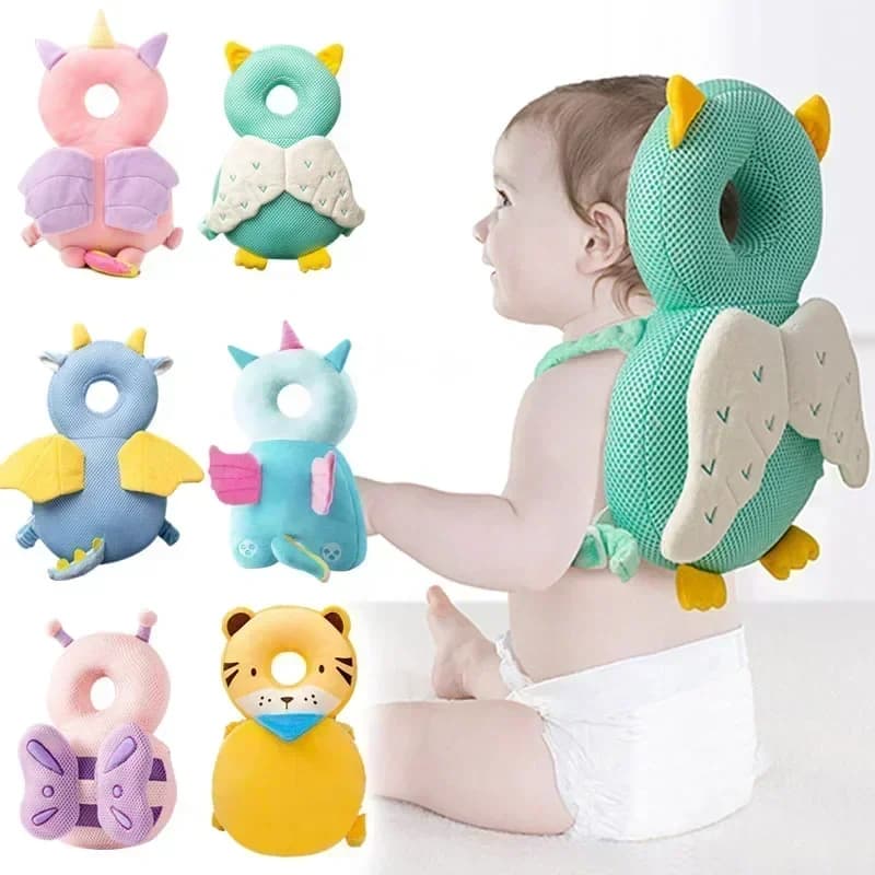 1-3 Toddler Baby Head Protector Safety Corner Guards Prevent Back Injured Angel Bee Cartoon Edge Security Protective Headgear