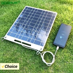 100W 5V Solar Panel Plate Waterproof Solar Panel Portable Dual USB Solar Battery Charger Outdoor Camping Solar Cells Charging