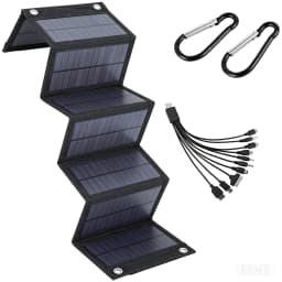 100W Foldable Solar Panel 5V USB Portable Folding Bag Battery Charger for Phone Outdoor Camping Waterproof Power Bank Battery