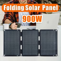 900W Solar Folding Panel Portable Camping Equipment Renogy USB PC Tablet Solar Charger Outdoor Power for Trip Hiking Generator