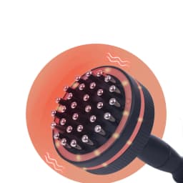 Electric Meridian Massage Brush Portable Warm Body Massager for Neck Shoulder Back Legs and Abdomen