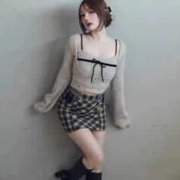Sexy Knitted Top And Bottoms Set Pure Desirable Trend Hot Girl Style Two Piece Suite for Women Spring Season Ladies Fashion