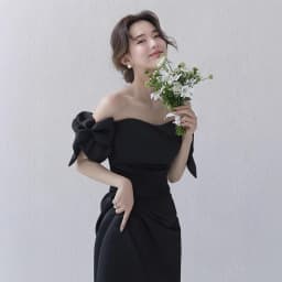 Elegant Vintage Black Satin One-Shoulder Wedding Dress for Couples Photography Studio High Waist Slim Fit Long Evening Gown