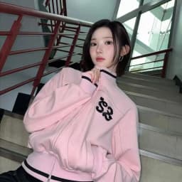 Hearts2Hearts Dance Performance Sweatshirt Top Bonnae Girl Embroidery Short Jacket Short Skirt Women's Ethnic Stage Costume
