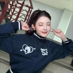 Hearts2Hearts Dance Performance Sweatshirt Top Bonnae Girl Embroidery Short Jacket Short Skirt Women's Ethnic Stage Costume